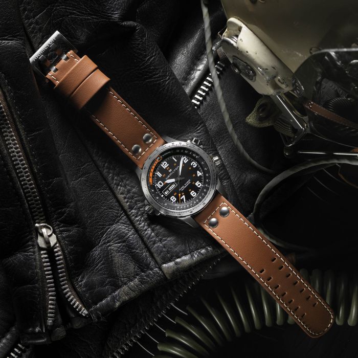 Hamilton H77755533 Khaki Aviation X-Wind Day Date Auto - Image 6