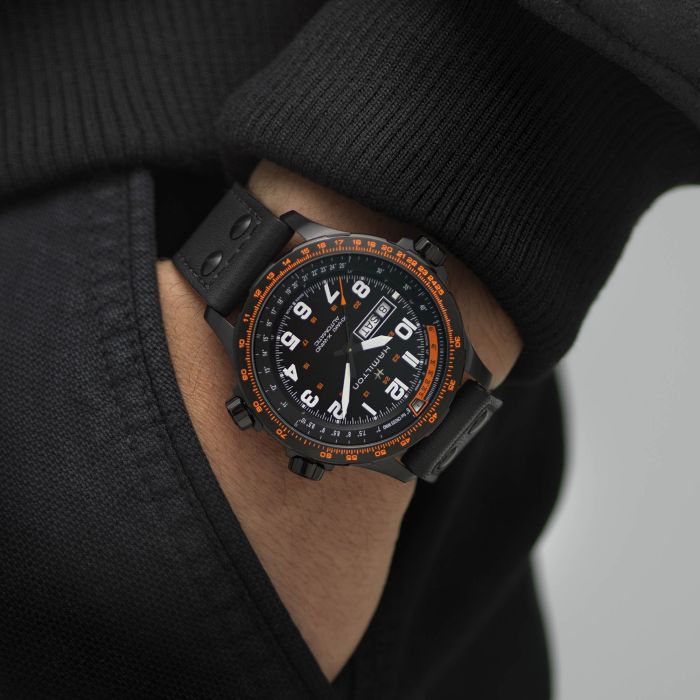 Hamilton H77785733 Khaki Aviation X-Wind Day Date Auto - Image 6