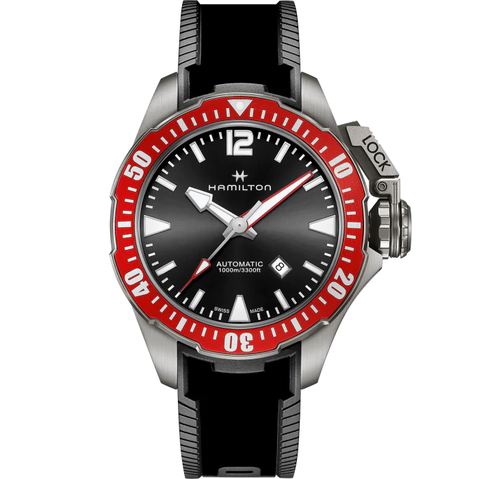 Hamilton H77805335 Khaki Navy Openwater Auto Titanium Auto