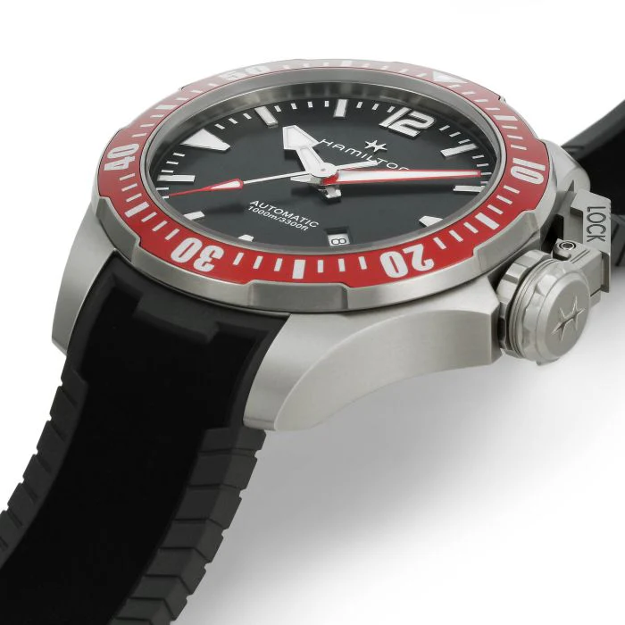 Hamilton H77805335 Khaki Navy Openwater Auto Titanium Auto - Image 4