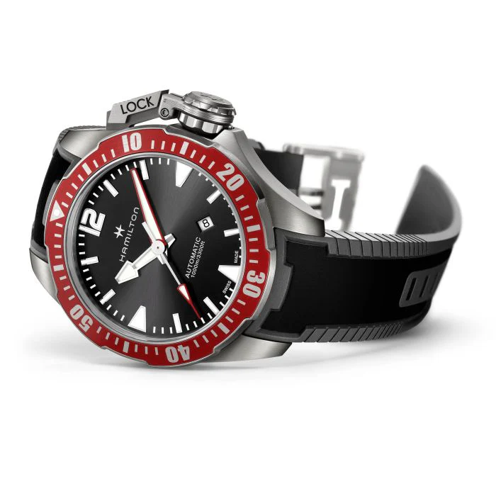 Hamilton H77805335 Khaki Navy Openwater Auto Titanium Auto - Image 5