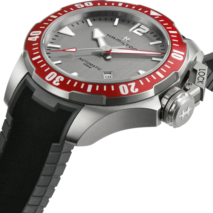 Hamilton H77805380 Khaki Navy Open Water Auto Titanium Auto - Image 2
