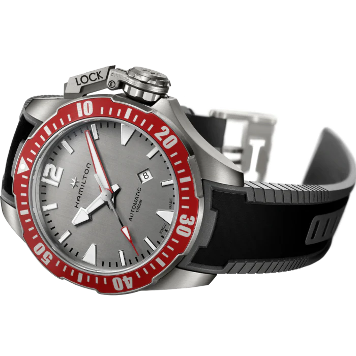 Hamilton H77805380 Khaki Navy Open Water Auto Titanium Auto - Image 3