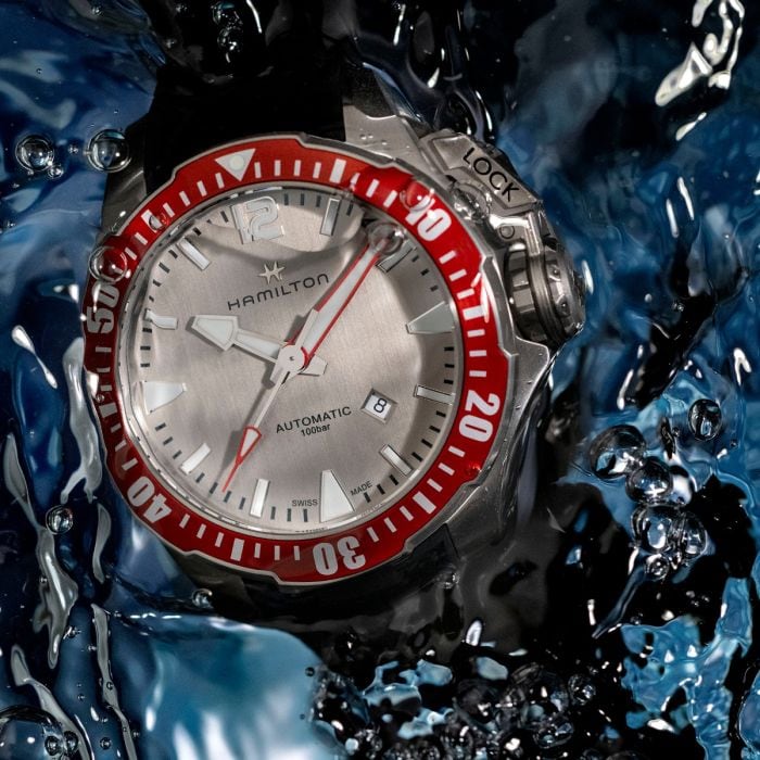 Hamilton H77805380 Khaki Navy Open Water Auto Titanium Auto - Image 7