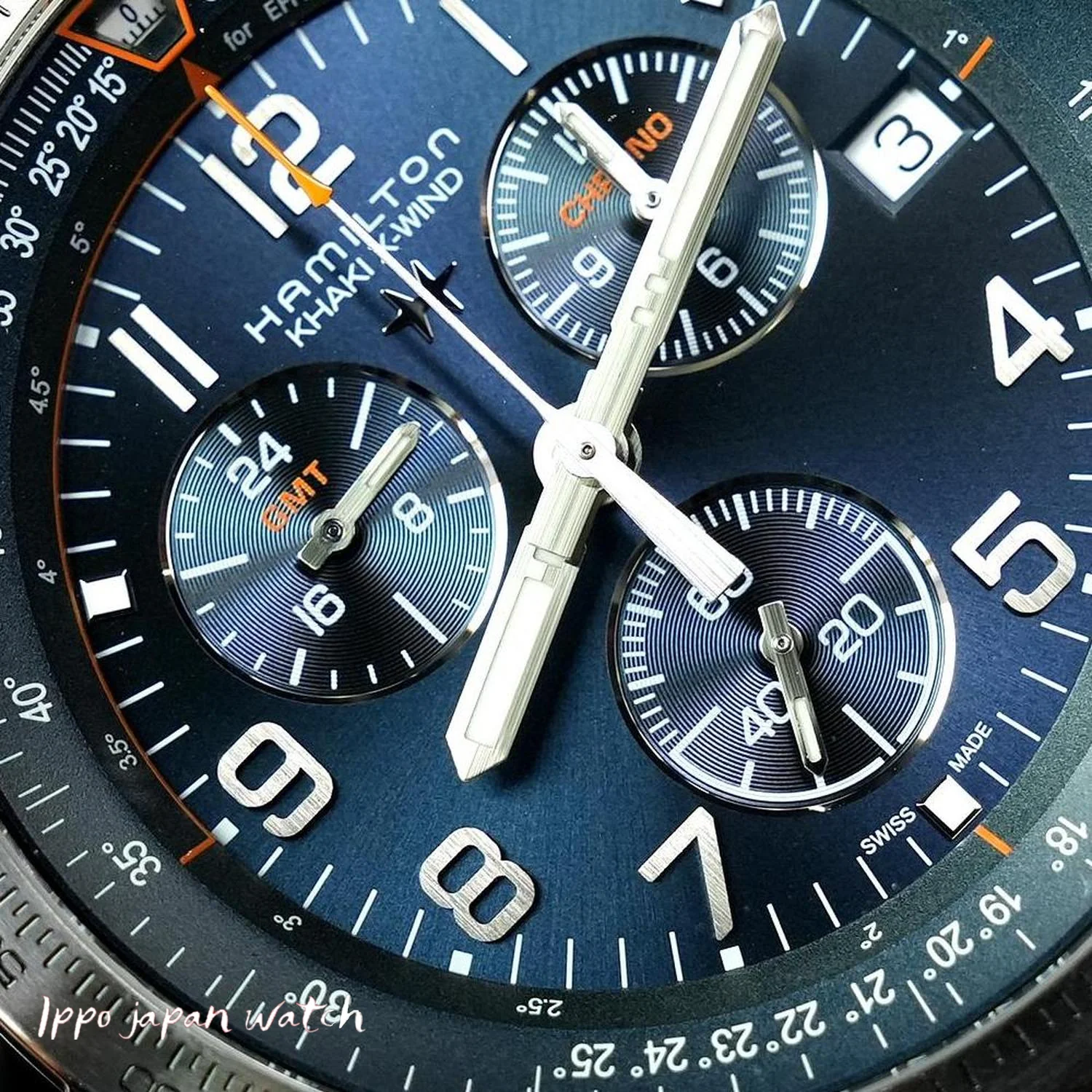 Hamilton H77922541 Khaki Aviation X-Wind GMT Chrono Quartz - Image 3