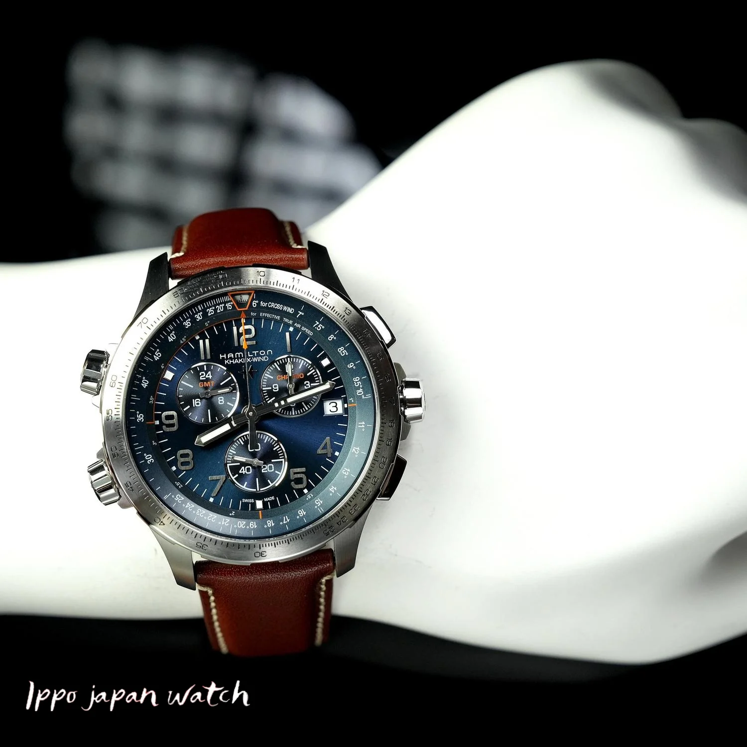 Hamilton H77922541 Khaki Aviation X-Wind GMT Chrono Quartz - Image 5