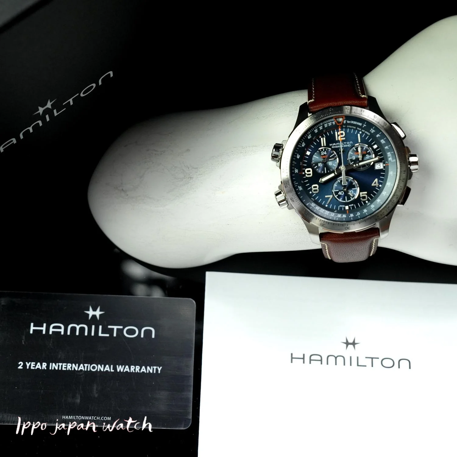 Hamilton H77922541 Khaki Aviation X-Wind GMT Chrono Quartz - Image 6
