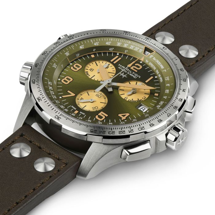 Hamilton H77932560 Khaki Aviation X-Wind GMT Chrono Quartz - Image 2