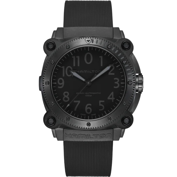 Hamilton H78505330 Khaki Navy BeLOWZERO Auto Titanium
