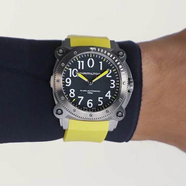 Hamilton H78535380 Khaki Navy BeLOWZERO Auto Titanium - Image 2