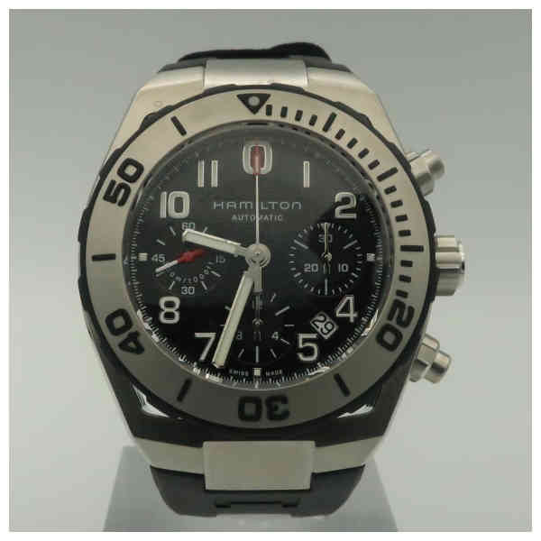 Hamilton H78716333 Khaki Navy Sub Auto Chrono - Image 3