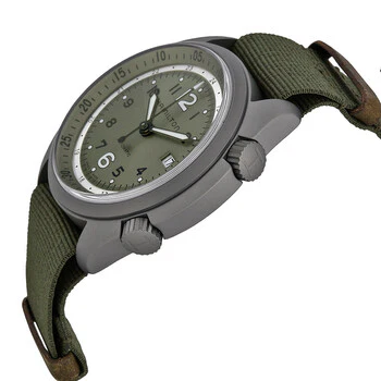 Hamilton H80405865 Khaki Aviation Pilot Pioneer Aluminium Auto - Image 5