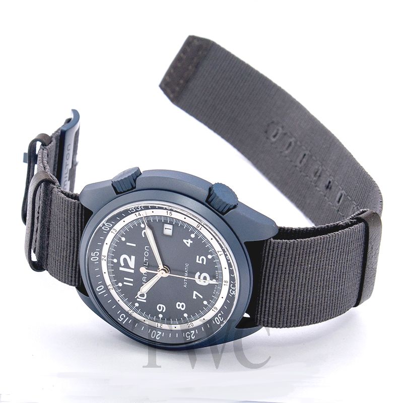 Hamilton H80495845 Khaki Aviation Pilot Pioneer Aluminium Auto - Image 2