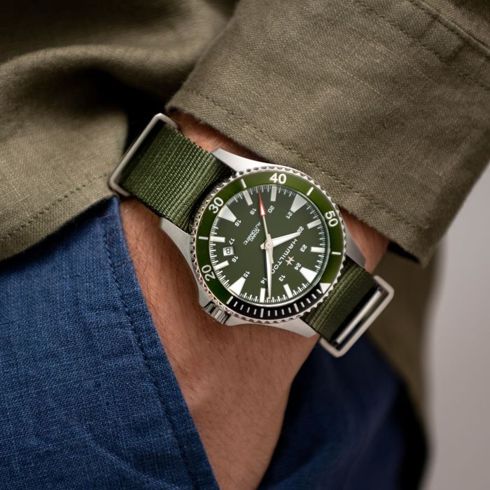 Hamilton H82375961 Khaki Navy Scuba Auto - Image 6