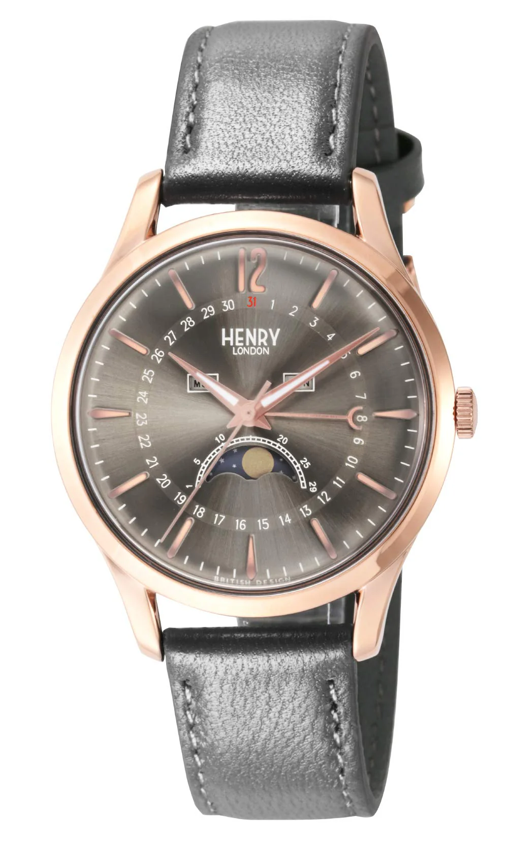 HENRY LONDON Finchley HL39-LS-0422 Moon Phase Watch