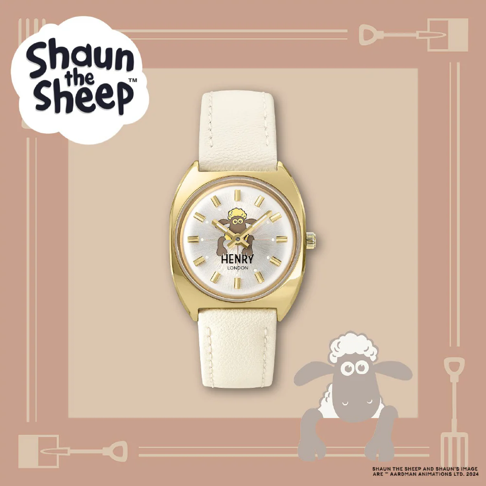 HENRY LONDON HL28M0452 HS Shaun the Sheep Collaboration Stylish White Watch with 2 Year Warranty and Genuine Quality - Image 7