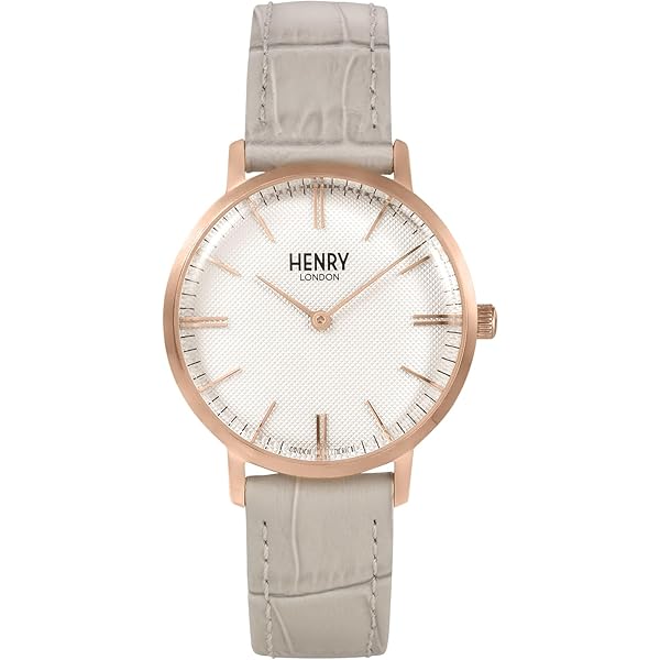 HENRY LONDON HL34 MS 0440 Westminster Watch with 2 Year Warranty Elegant Black Design Stylish Timepiece for Any Occasion