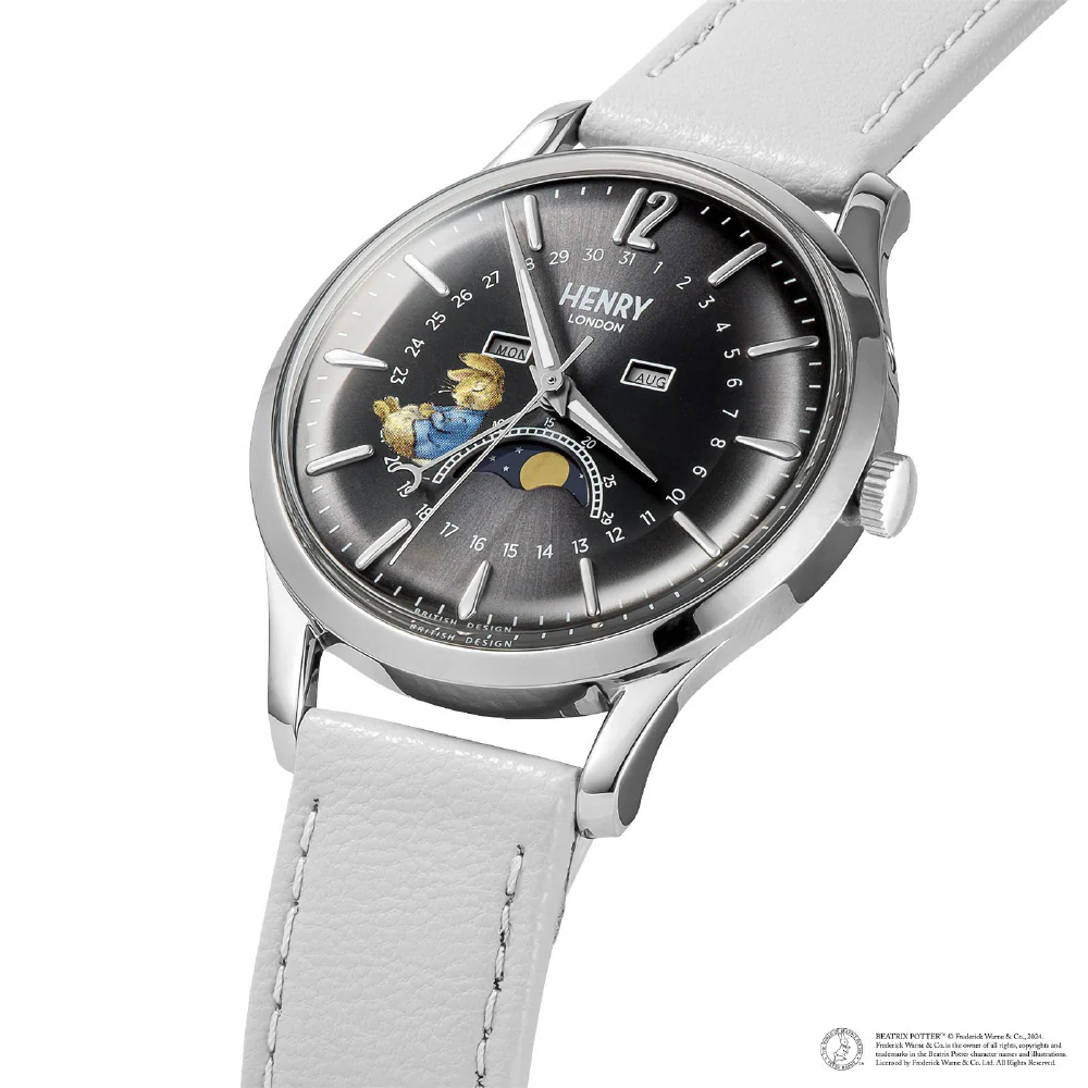 HENRY LONDON HL39-LM-0209-PR Peter Rabbit Collaboration 2-Year Warranty Gray Elegant Design Timeless Style - Image 2