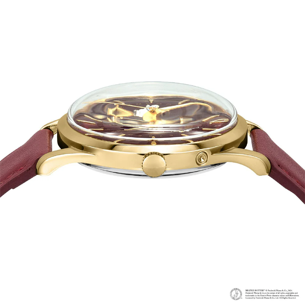 HENRY LONDON HL39 LS 0426 PR Peter Rabbit Collaboration Watch with 2 Year Warranty, Elegant Red Design and Genuine Craftsmanship - Image 5