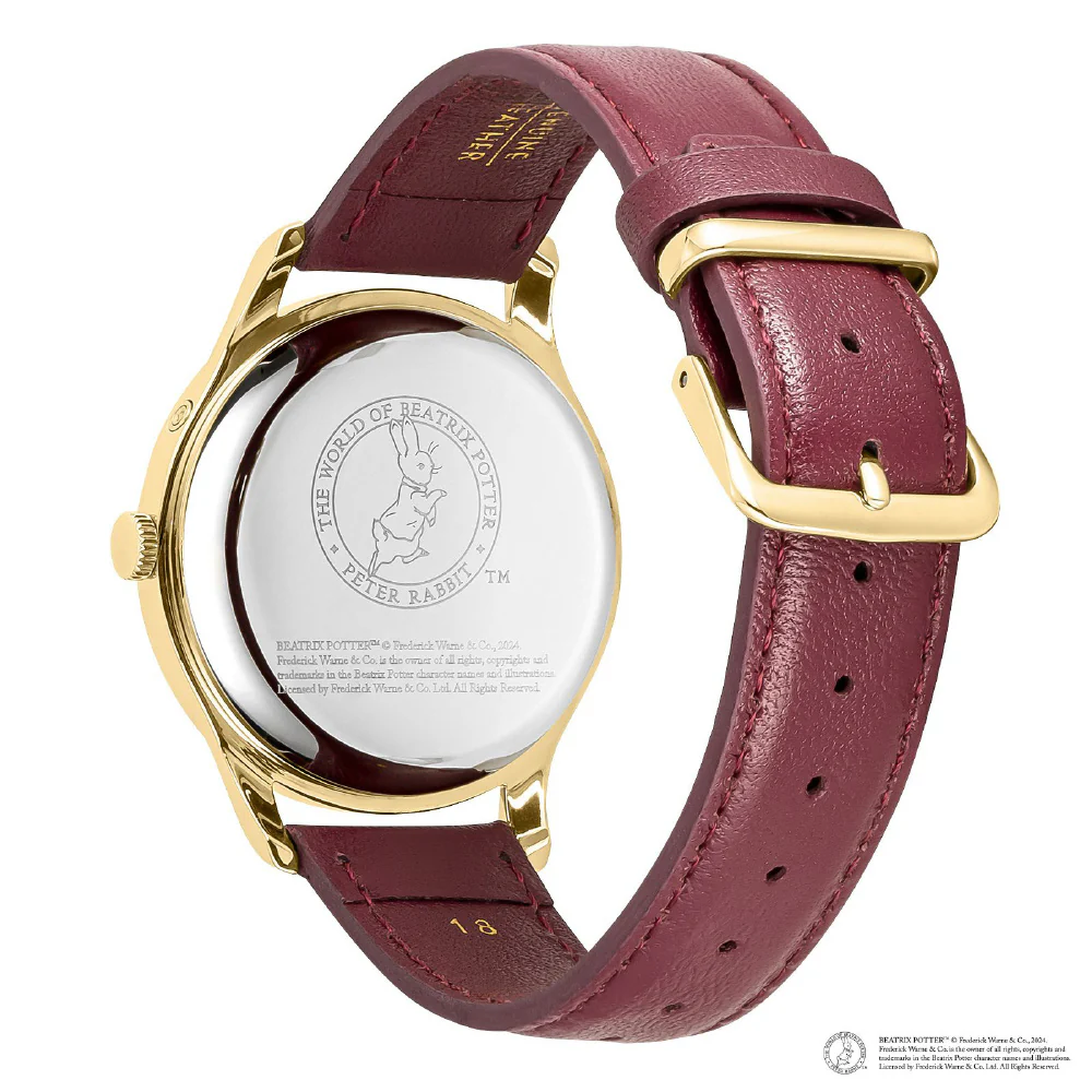 HENRY LONDON HL39 LS 0426 PR Peter Rabbit Collaboration Watch with 2 Year Warranty, Elegant Red Design and Genuine Craftsmanship - Image 6