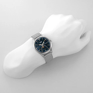 HL39LM0085 Knights Bridge Navy Watch 2-Year Warranty Water Resistant Stylish Design Classic Elegance - Image 4