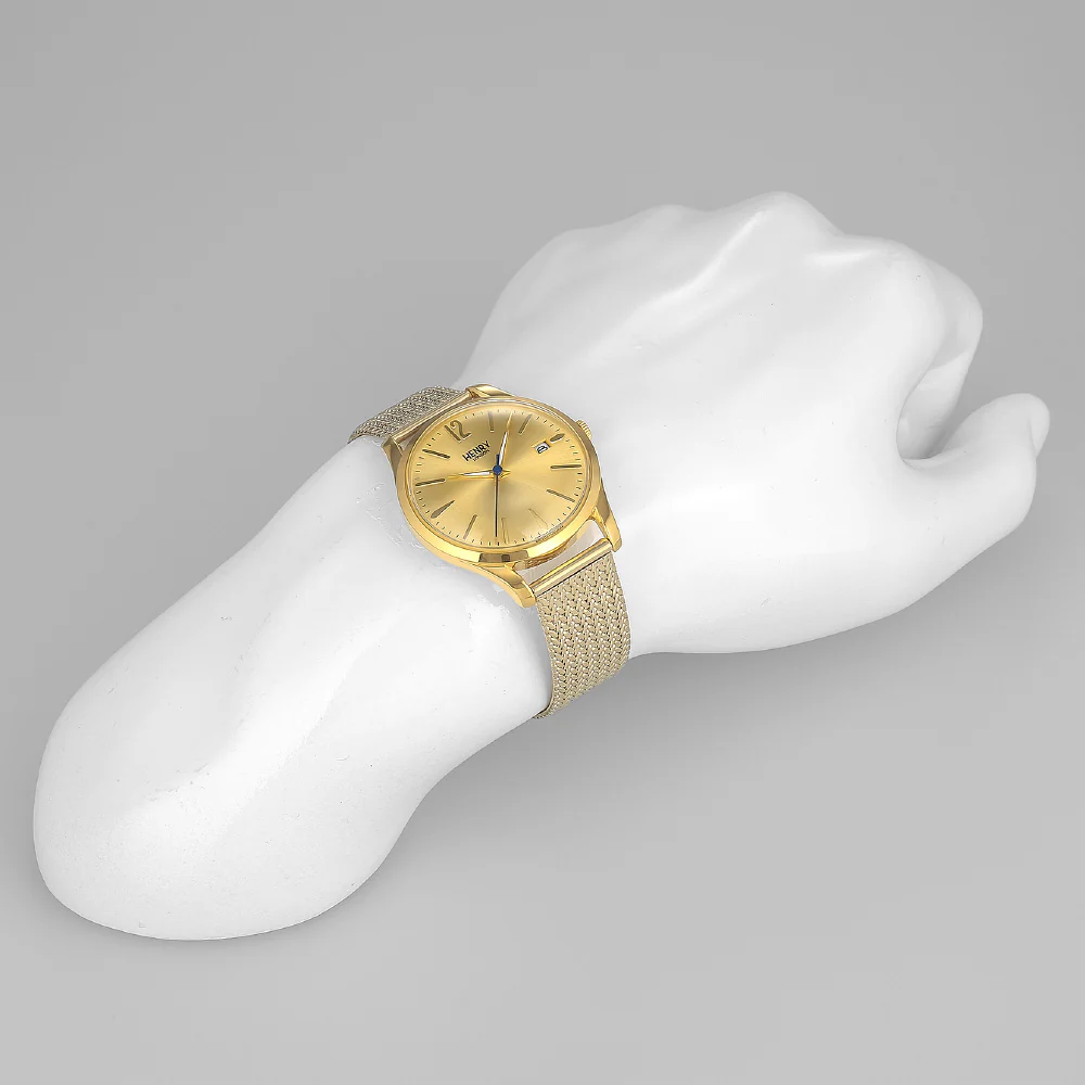 HL39M0208EST ESTNATION LIMITED Gold Premium Design 2-Year Warranty Water Resistant Elegant Style - Image 4