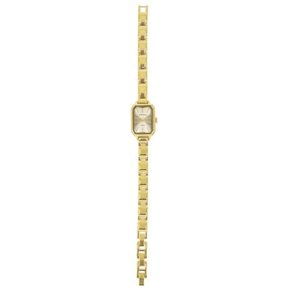 JF4D0004-PG Fashion Watch Made in Japan Square Design Pink Gold Elegant Style Water Resistant - Image 2