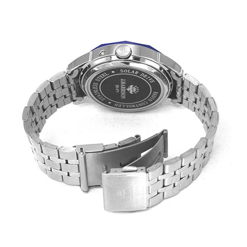 JH-071NV V Solar Powered Radio Controlled Watch with 3 Natural Diamonds Elegant Design Water Resistant - Image 6