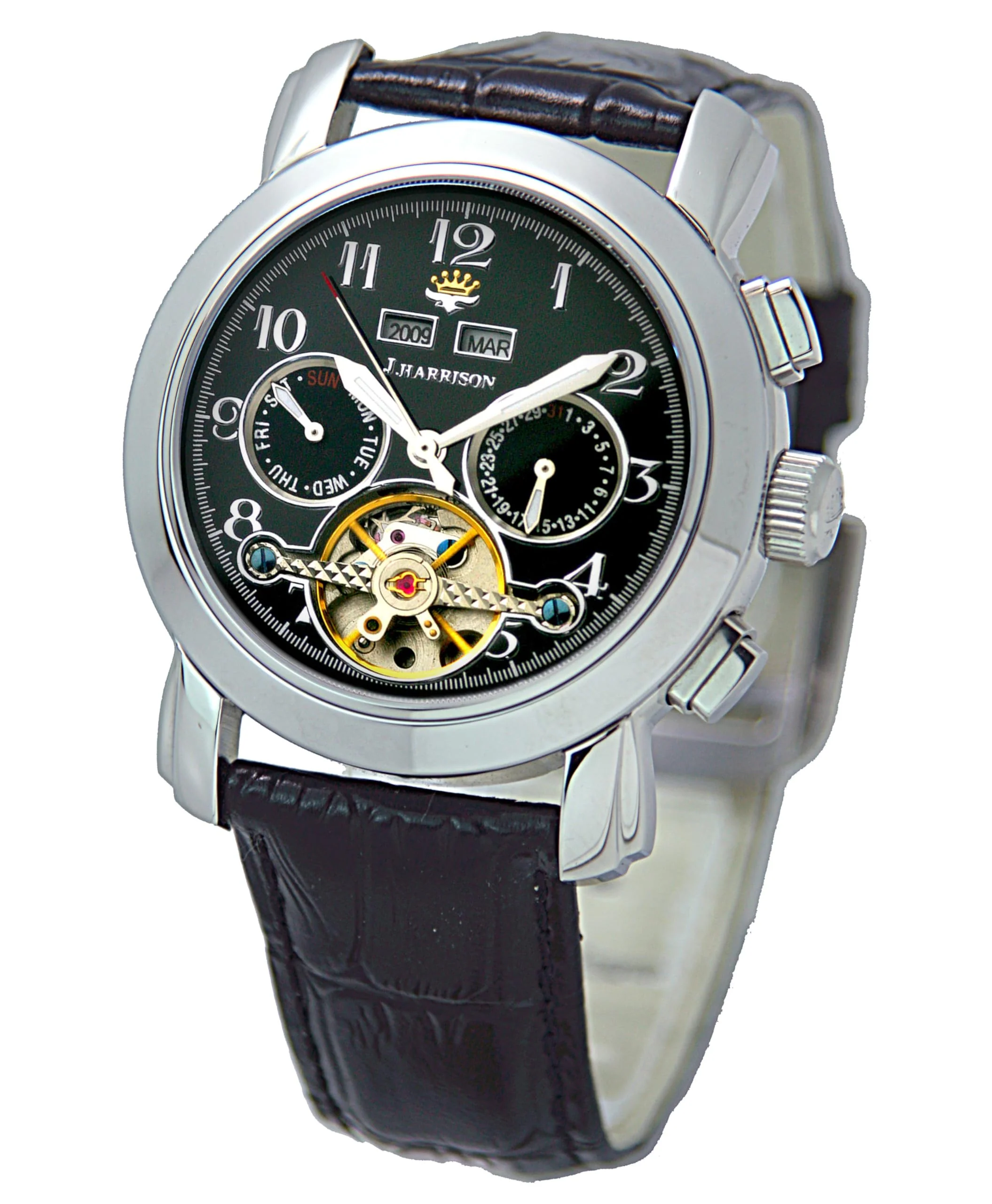 JOHN HARRISON JH-002HBB Mechanical Manual Wind Watch