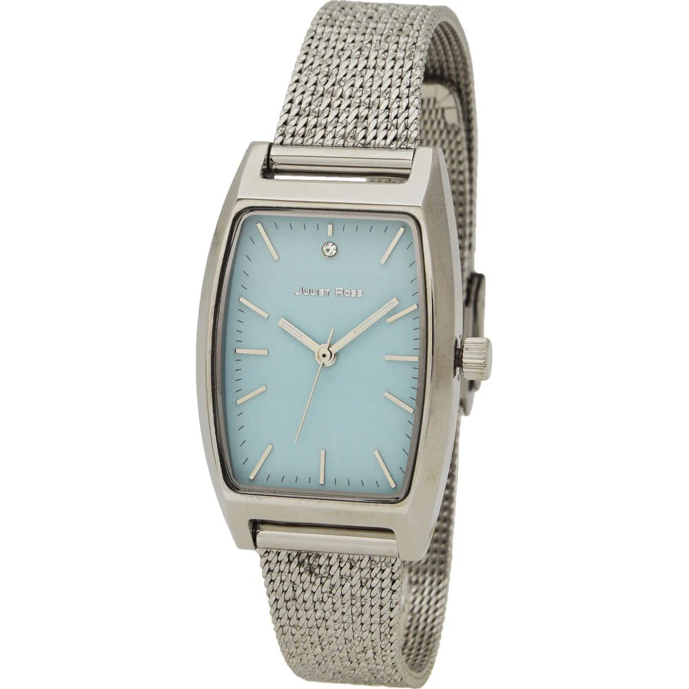 JR-124S-08M 8M Elegant Women's Solar Watch with Stylish Tonneau Design Eco-Friendly Movement Water Resistant