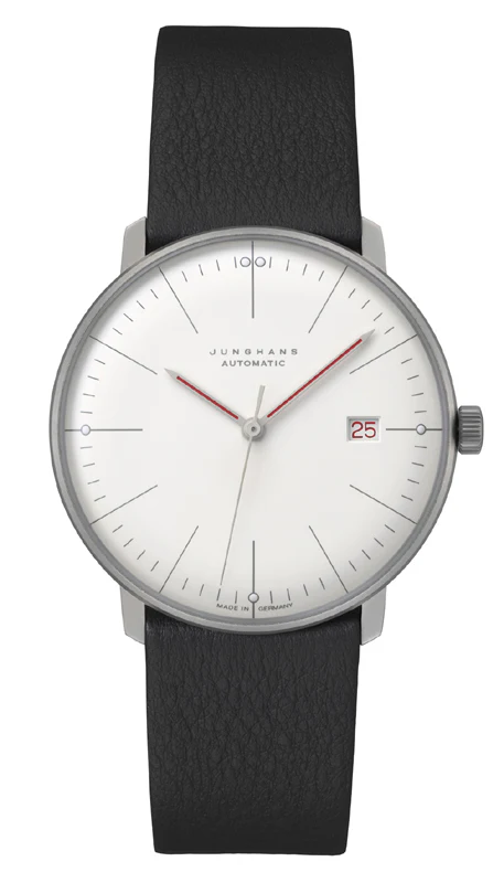 JUNGHANS 027/4701.02 Max Bill Automatic Calendar Watch with Elegant Design, Swiss Precision Movement, and Durable Stainless Steel Case