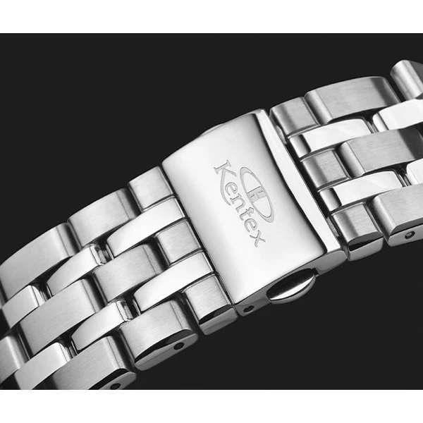 KENTEX E546M 08 Men's Silver Stainless Steel Bracelet Watch with Durable Design, Water Resistance, and Stylish Elegance for Everyday Wear - Image 4