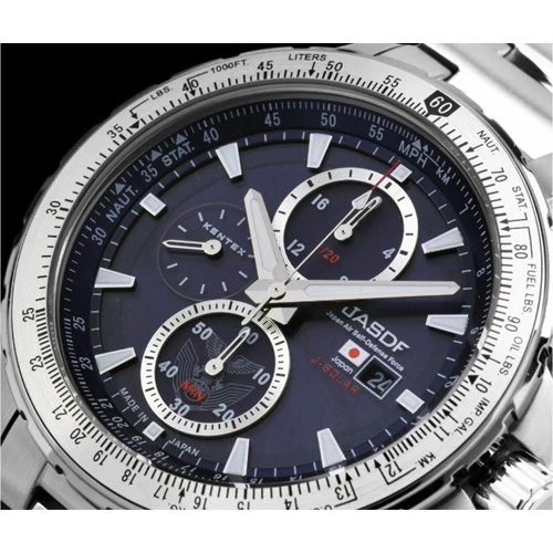 KENTEX S802M 01 JSDF Solar Pro Watch with Stainless Steel Bracelet, 41mm Water Resistance, and Durable Design for Everyday Wear - Image 3