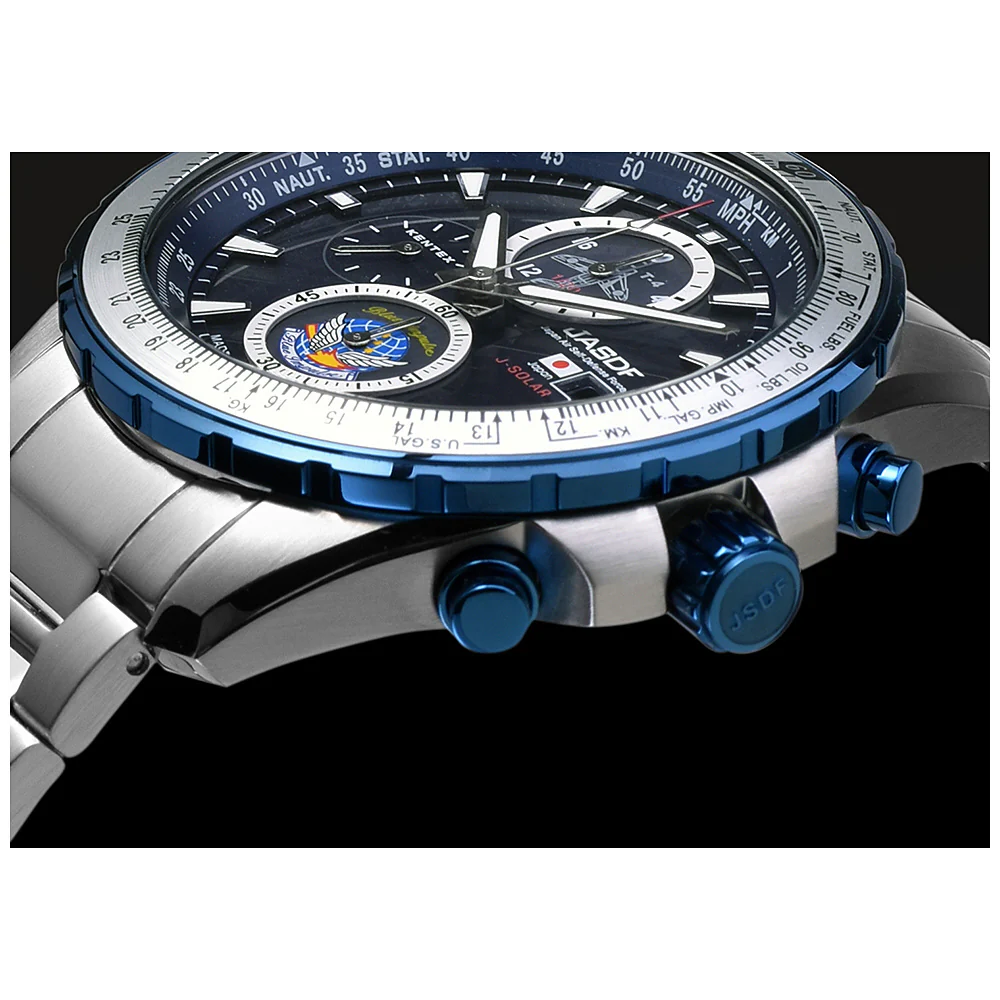 KENTEX S802M 03 Blue Impulse Solar Pro Limited Edition of 1960 Dark Blue with Solar Power, Durable Design, and Authentic Craftsmanship - Image 11