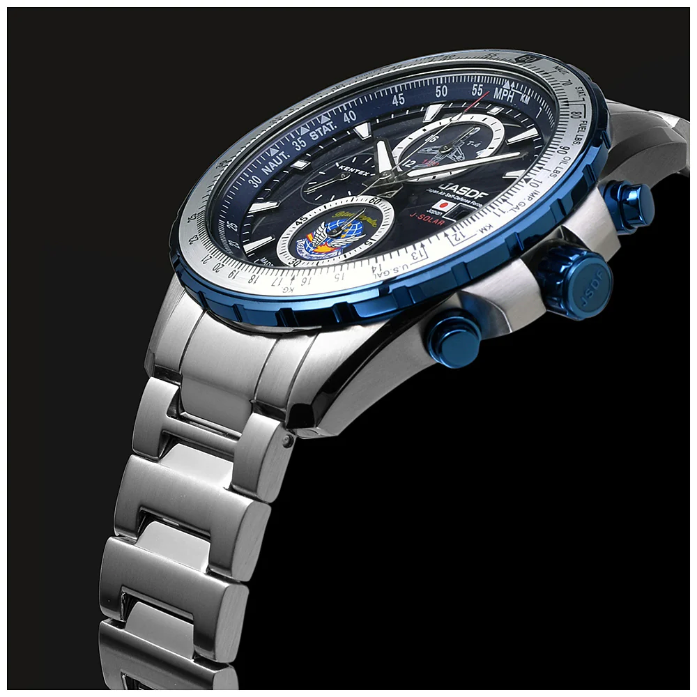 KENTEX S802M 03 Blue Impulse Solar Pro Limited Edition of 1960 Dark Blue with Solar Power, Durable Design, and Authentic Craftsmanship - Image 5