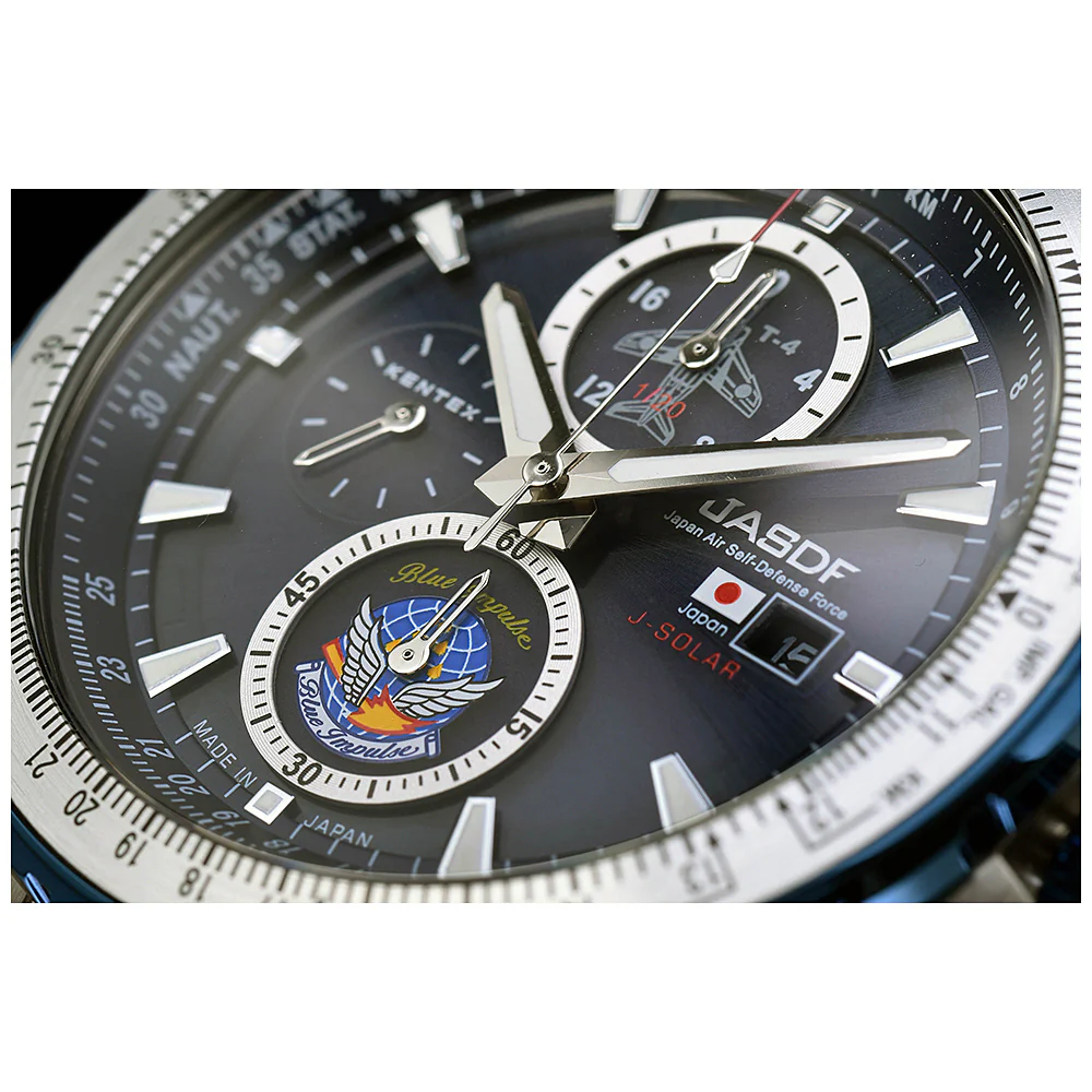 KENTEX S802M 03 Blue Impulse Solar Pro Limited Edition of 1960 Dark Blue with Solar Power, Durable Design, and Authentic Craftsmanship - Image 6