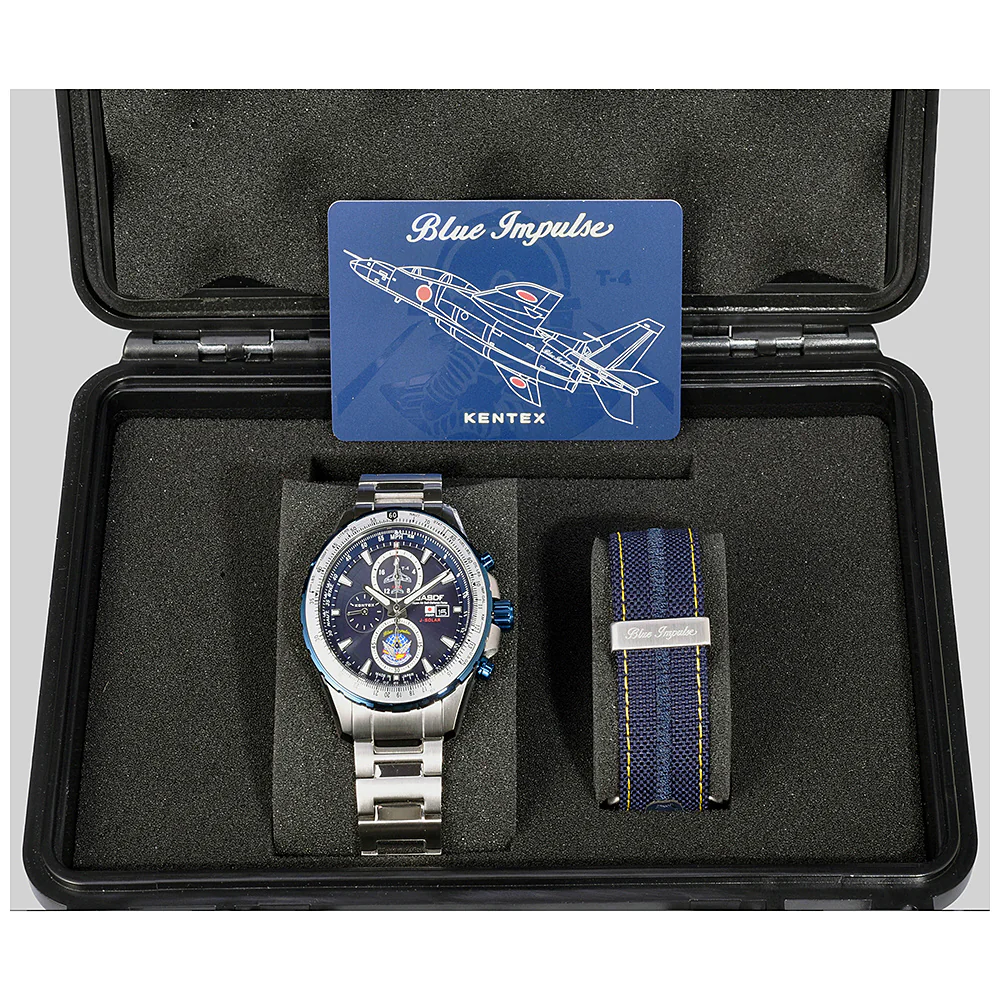 KENTEX S802M 03 Blue Impulse Solar Pro Limited Edition of 1960 Dark Blue with Solar Power, Durable Design, and Authentic Craftsmanship - Image 7