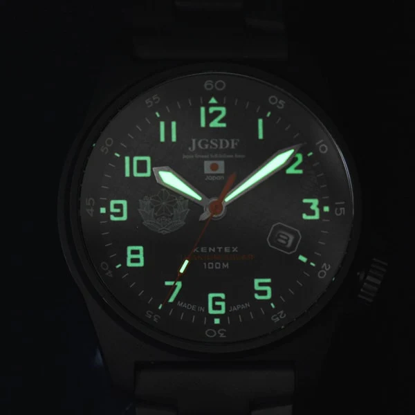 Kentex S815M-01 Japanese Solar Titanium Military Watch Men's Nylon Strap Lightweight Durable Water Resistant - Image 5