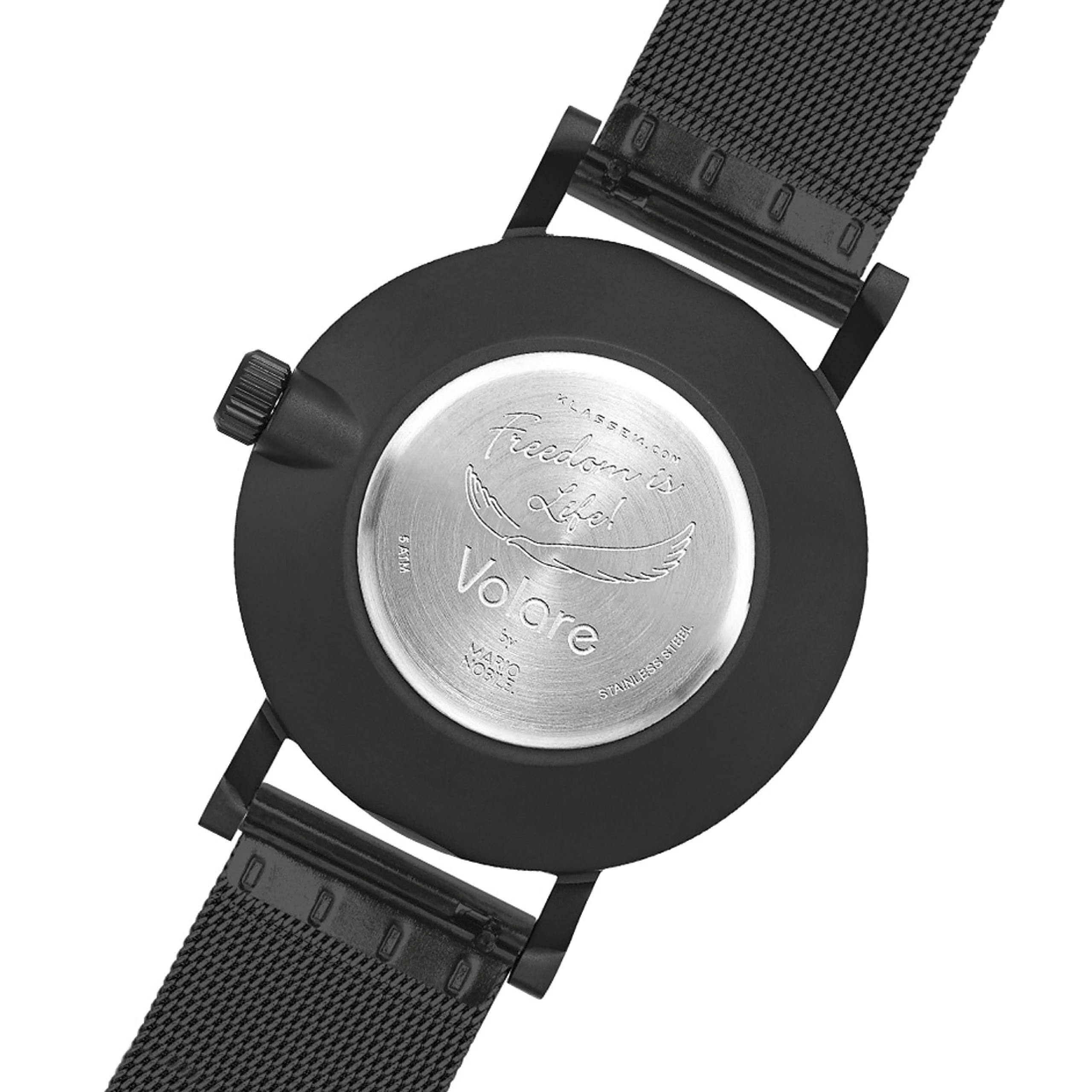 KLASSE14 Volare Dark Metal Mesh VO17BK005M Men's Watch - Image 5