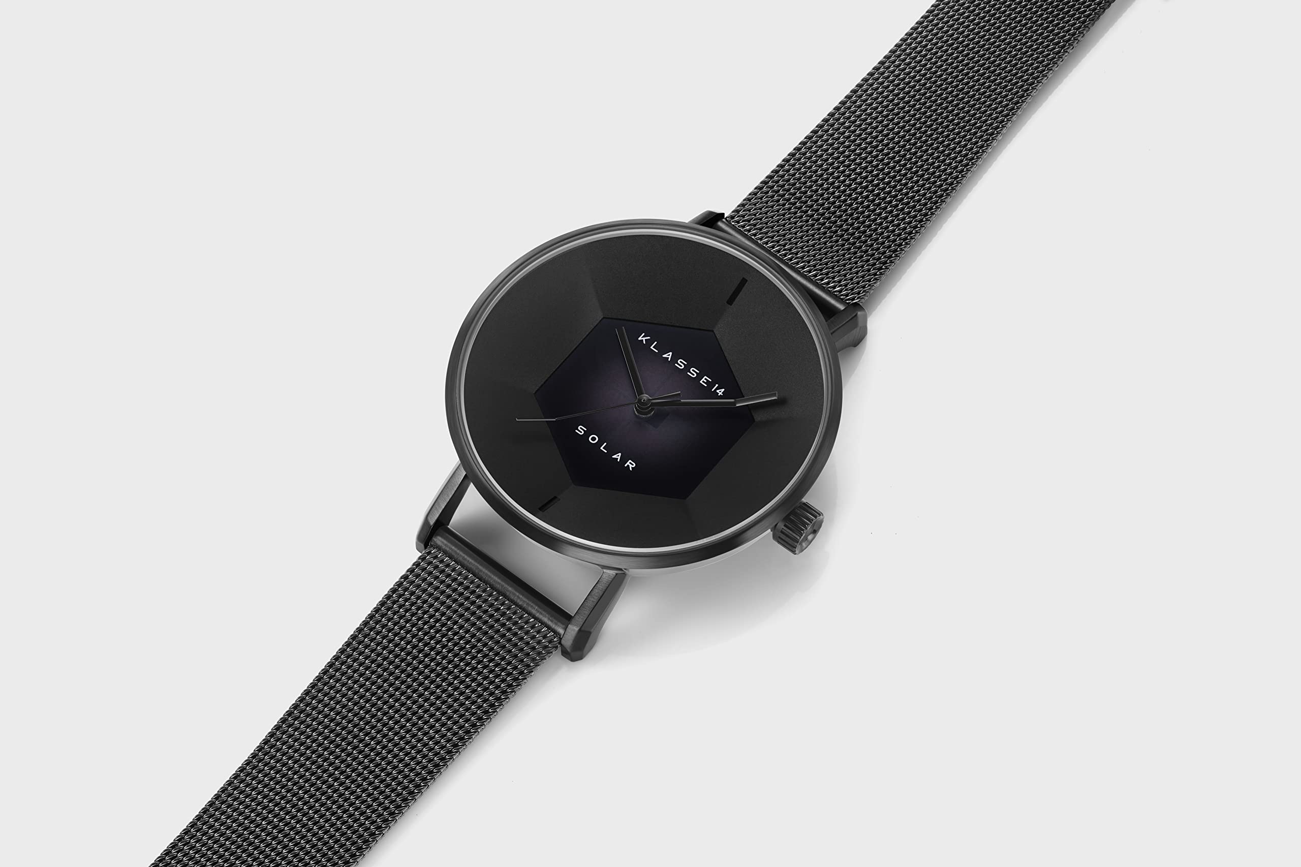 KLASSE14 Volare Solar WVS22BK002M Black Mesh Watch - Image 4