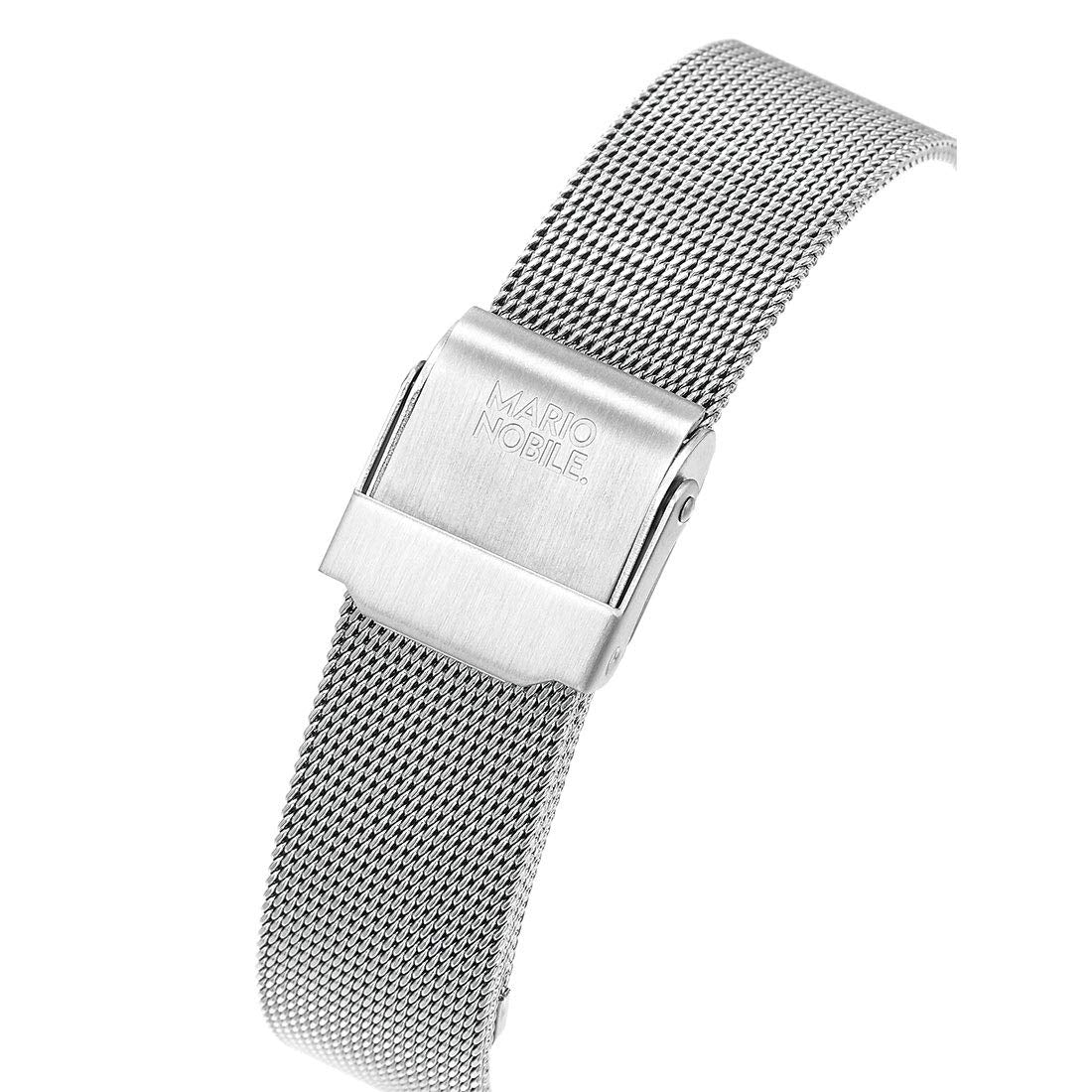 KLASSE14 Volare WVO19SR005W Silver White Mesh Watch - Image 7