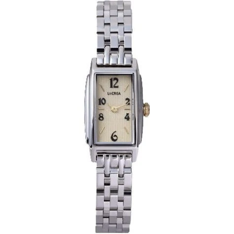 LCREA LC2002-SS5L Vintage Solar Movement Ladies Bracelet Watch with Elegant Design, Water Resistant, and Eco Friendly Features