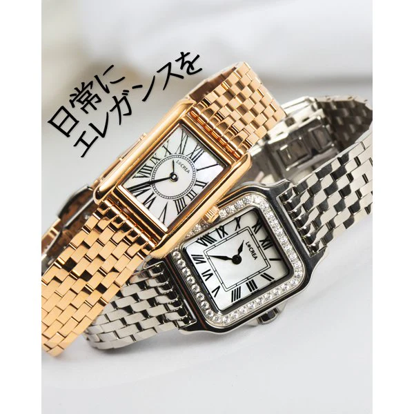 LCREA LC2301SS7L Vintage Solar Movement Ladies Bracelet Watch with Elegant Design, Eco Friendly Power, and Durable Stainless Steel - Image 3