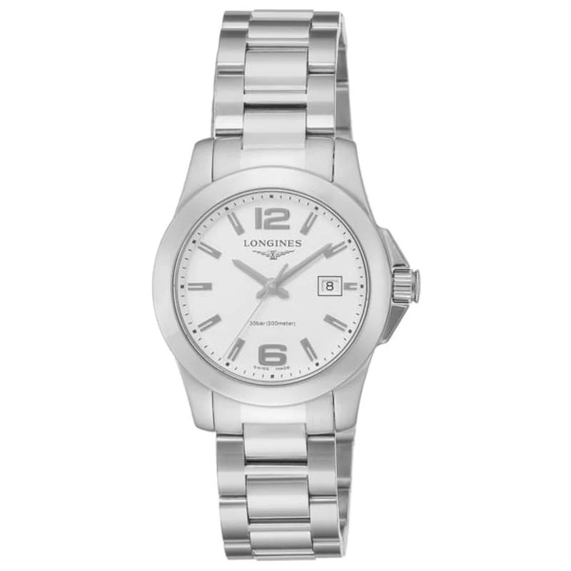 Longines L3.376.4.16.6 Conquest Automatic Men's Silver Watch
