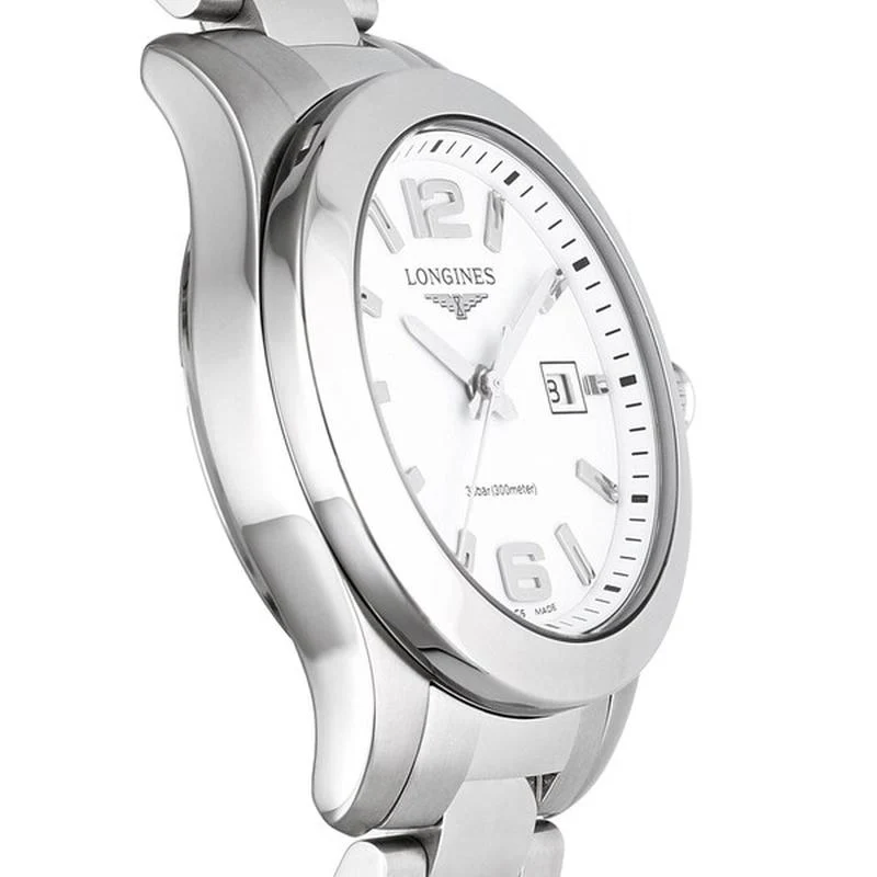 Longines L3.376.4.16.6 Conquest Automatic Men's Silver Watch - Image 3