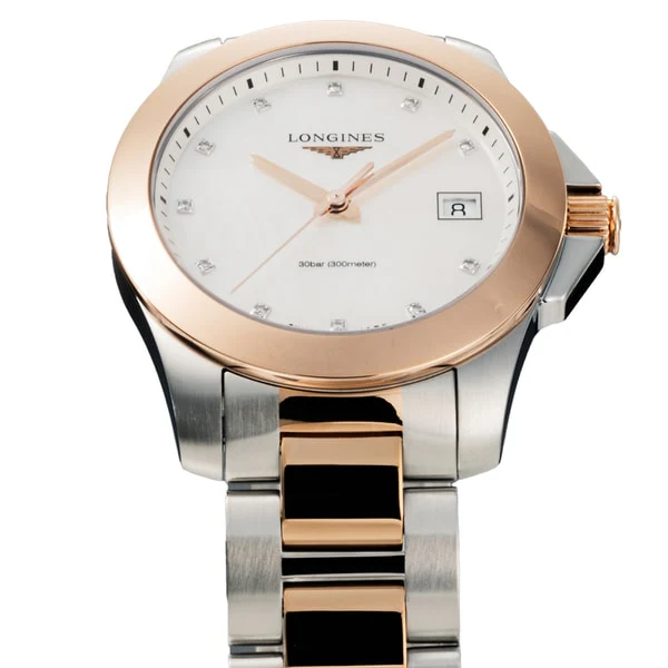 LONGINES Conquest 2-Year Warranty White L3.377.3.88.7 - Swiss Luxury Watch for Men - Image 3