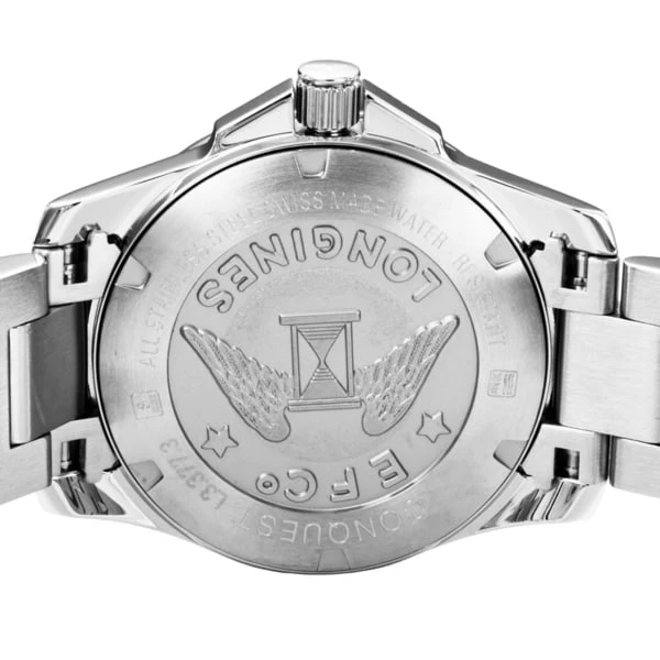 LONGINES Conquest 2-Year Warranty White L3.377.3.88.7 - Swiss Luxury Watch for Men - Image 5
