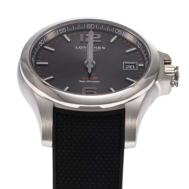Longines L3.716.4.56.9 Conquest V.H.P. Quartz Men's Black Watch - Image 3