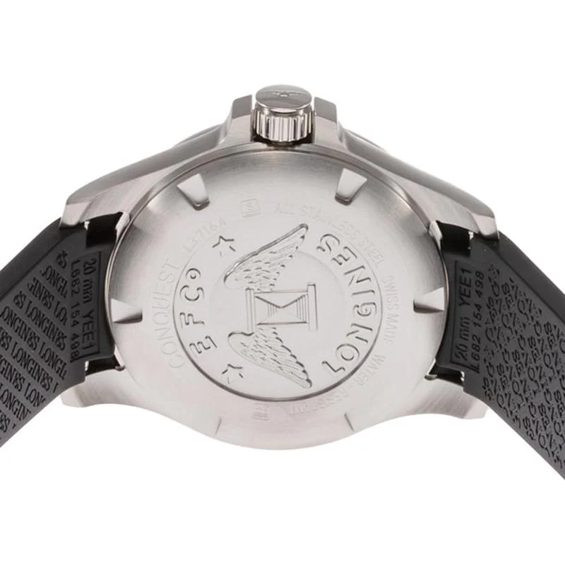 Longines L3.716.4.56.9 Conquest V.H.P. Quartz Men's Black Watch - Image 4