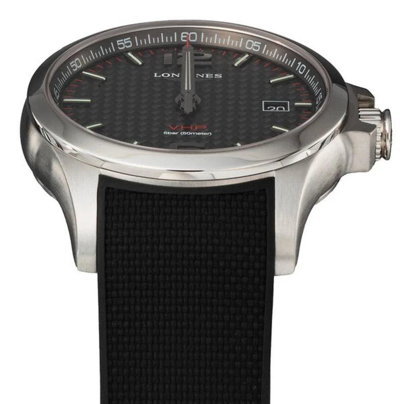 Longines L3.726.4.66.9 Conquest V.H.P. Quartz Men's Black Watch - Image 3